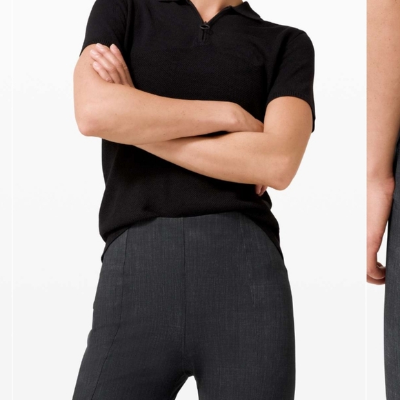 Lululemon Here to There High-Rise 7/8 PantCrosshatch Texture Black Multi / Bla - Picture 4 of 8